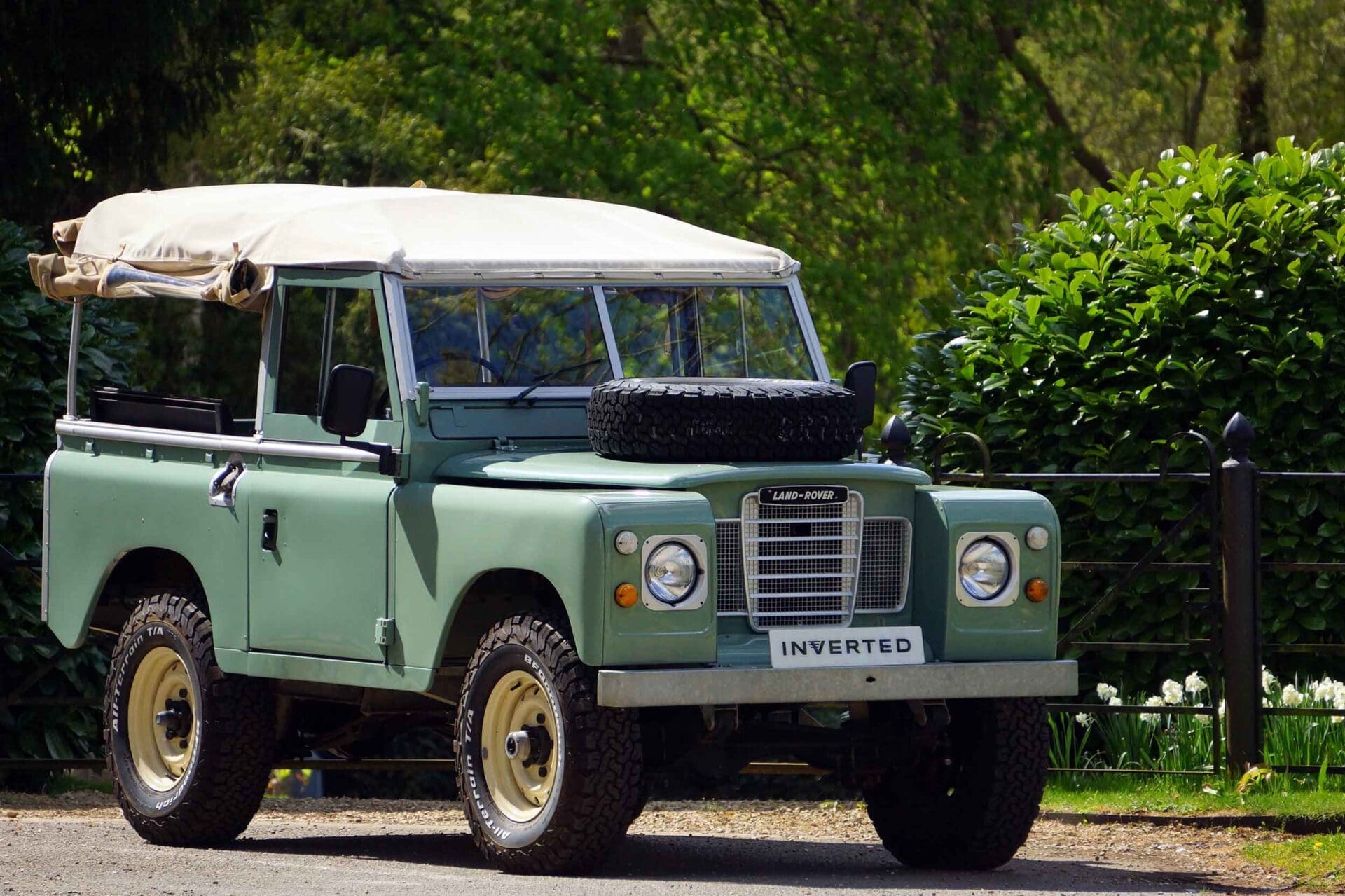 Inverted Land Rover